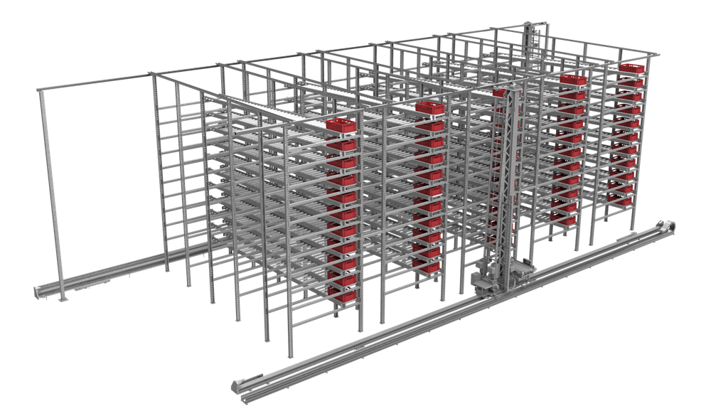 racking system for warehouse